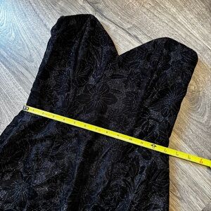 Chic Strapless Black/Dark Blue  Dress